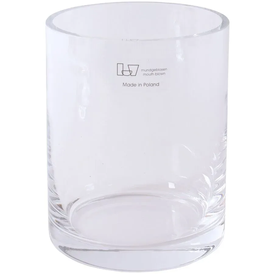 Vase Glas H18xD12cm transparent - Vase