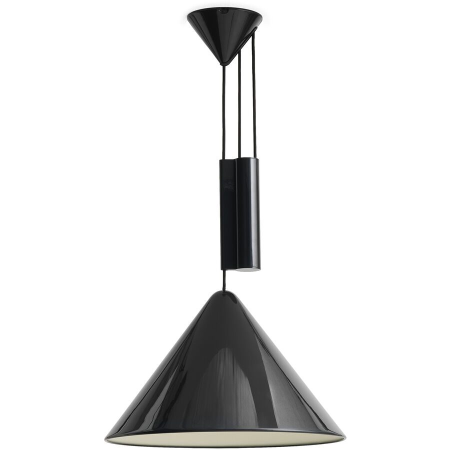 Designer-Pendellampe HAY Compass E27 schwarz D 16 cm - Designer-Pendellampe