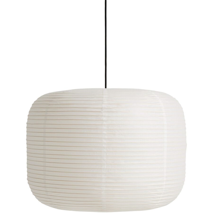 Designer-Pendellampe HAY Paper Shade Donut D 58 cm - Farbe: Weiss - Material: Papier - Designer-Pendellampe