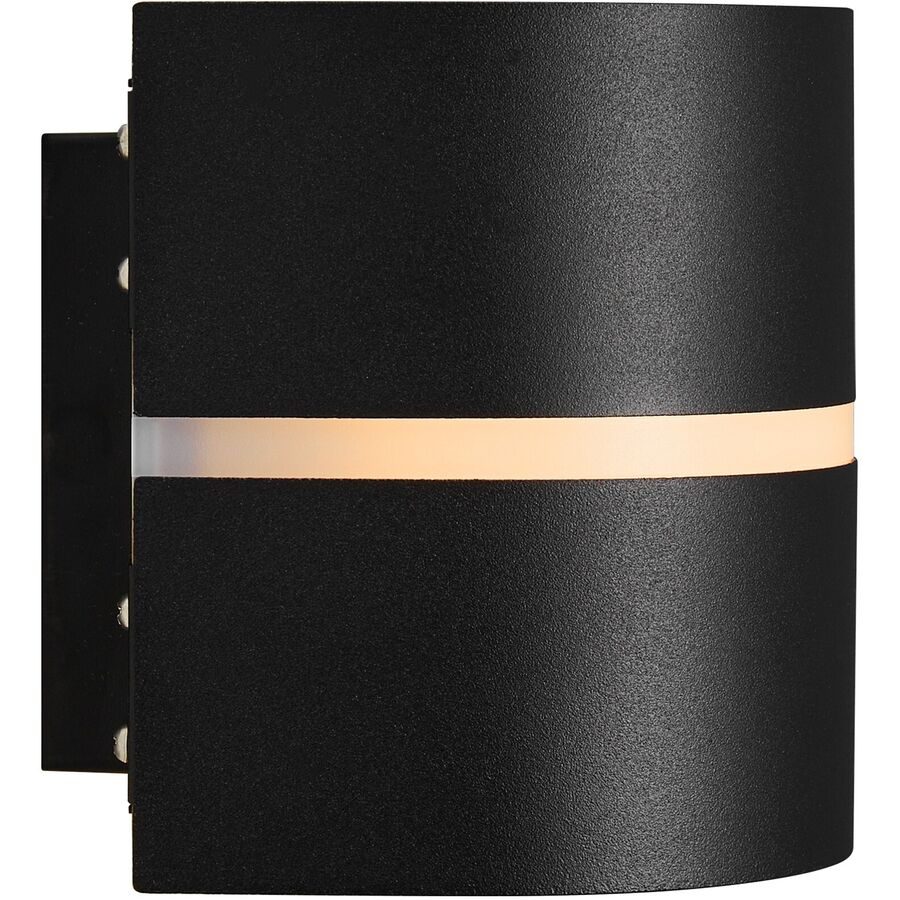 Wandlampe aussen Sibelis Aluminium schwarz E27 - Material: Plastic - Wandlampe aussen