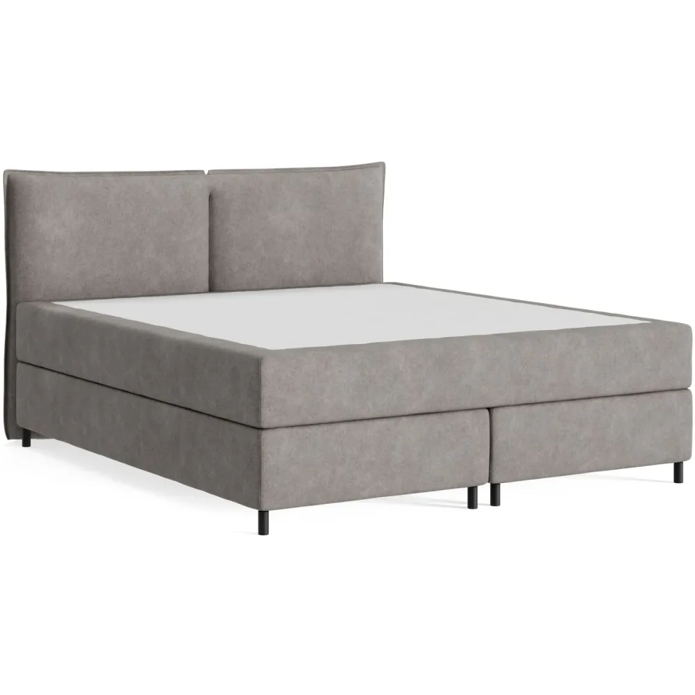 Boxspringbett Sørensen 180 x 200 cm - Farbe: Cyber - 12 Taupe - Möbel Konfigurator: Traummöbel individuell zusammenstellen - Boxspringbett