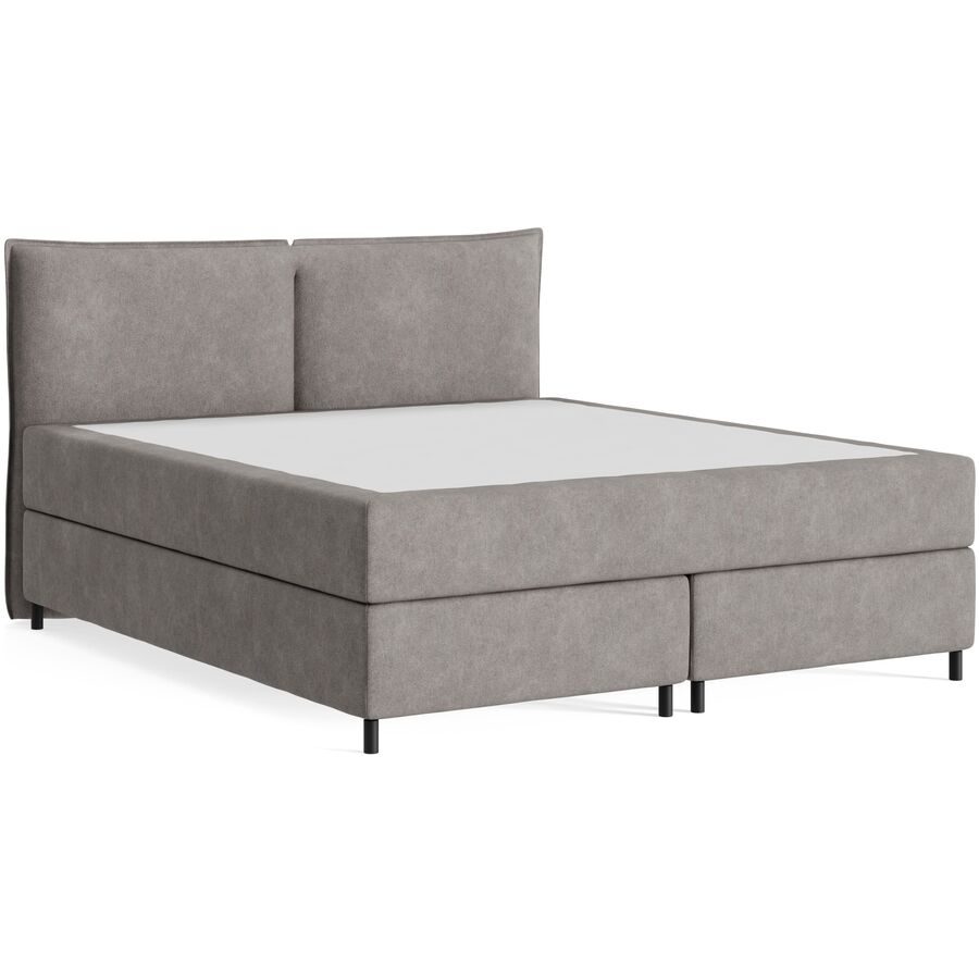 Boxspringbett Sørensen 180 x 200 cm - Farbe: Cyber - 12 Taupe - Möbel Konfigurator: Traummöbel individuell zusammenstellen - Boxspringbett