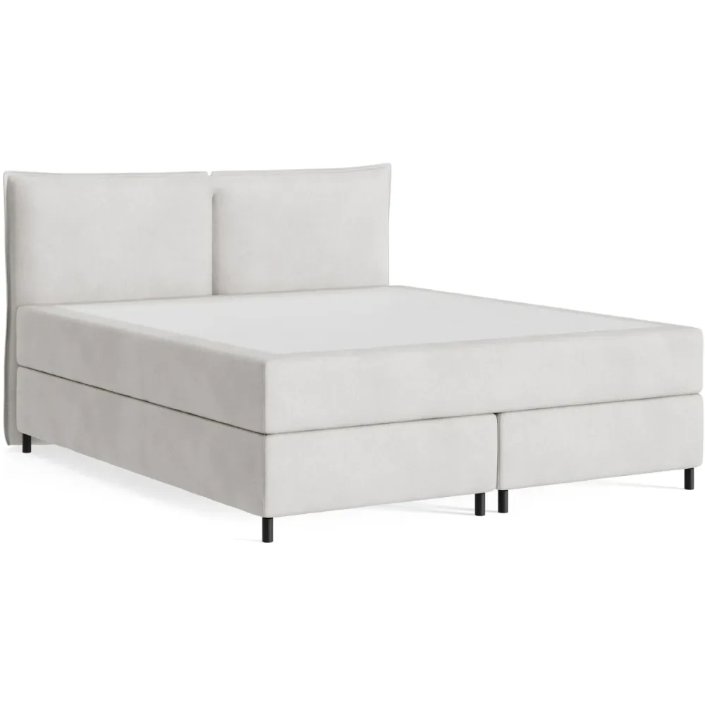 Boxspringbett Sørensen 180 x 200 cm - Farbe: Cyber - 01 Natural - Möbel Konfigurator: Traummöbel individuell zusammenstellen - Boxspringbett