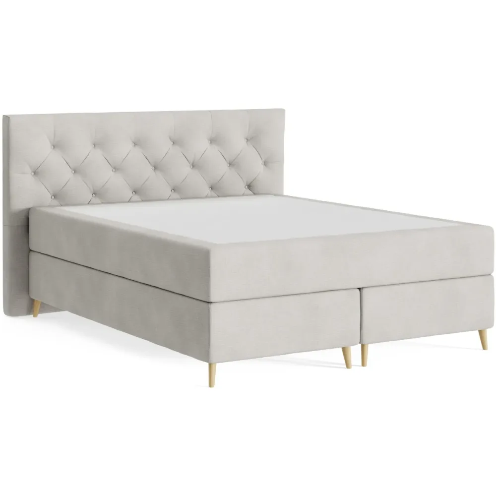 Boxspringbett Sørensen 160 x 200 cm - Farbe: Wish - 214 Herb - Möbel Konfigurator: Traummöbel individuell zusammenstellen - Boxspringbett