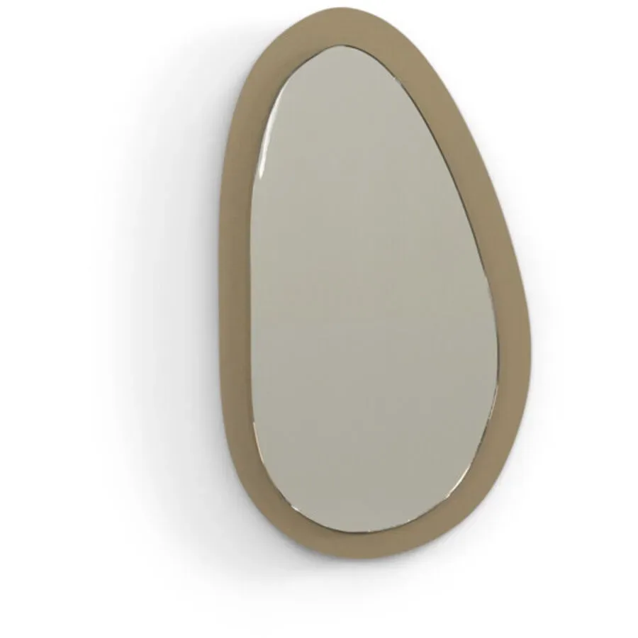Spinder Design Spiegel Evan Beige Stahl 20 cm 34.5 cm - Farbe: champagner - Material: Stahl/Glas - Spiegel