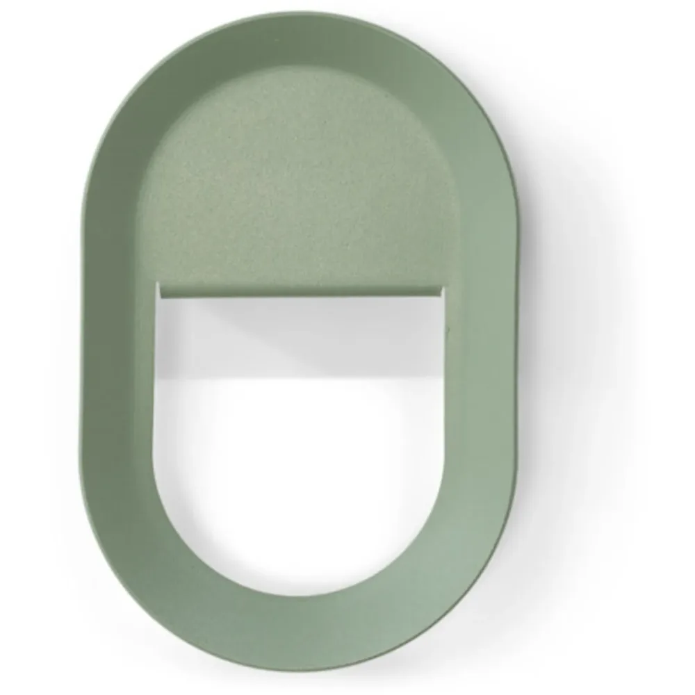 Spinder Design Haken Manta Grün Stahl 15.3 cm - Farbe: Dusty Green - Haken