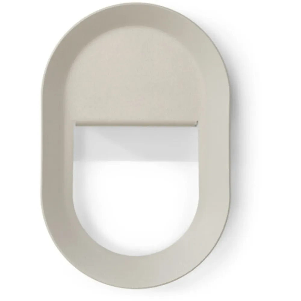 Spinder Design Haken Manta Braun Stahl 15.3 cm - Farbe: taupe - Haken