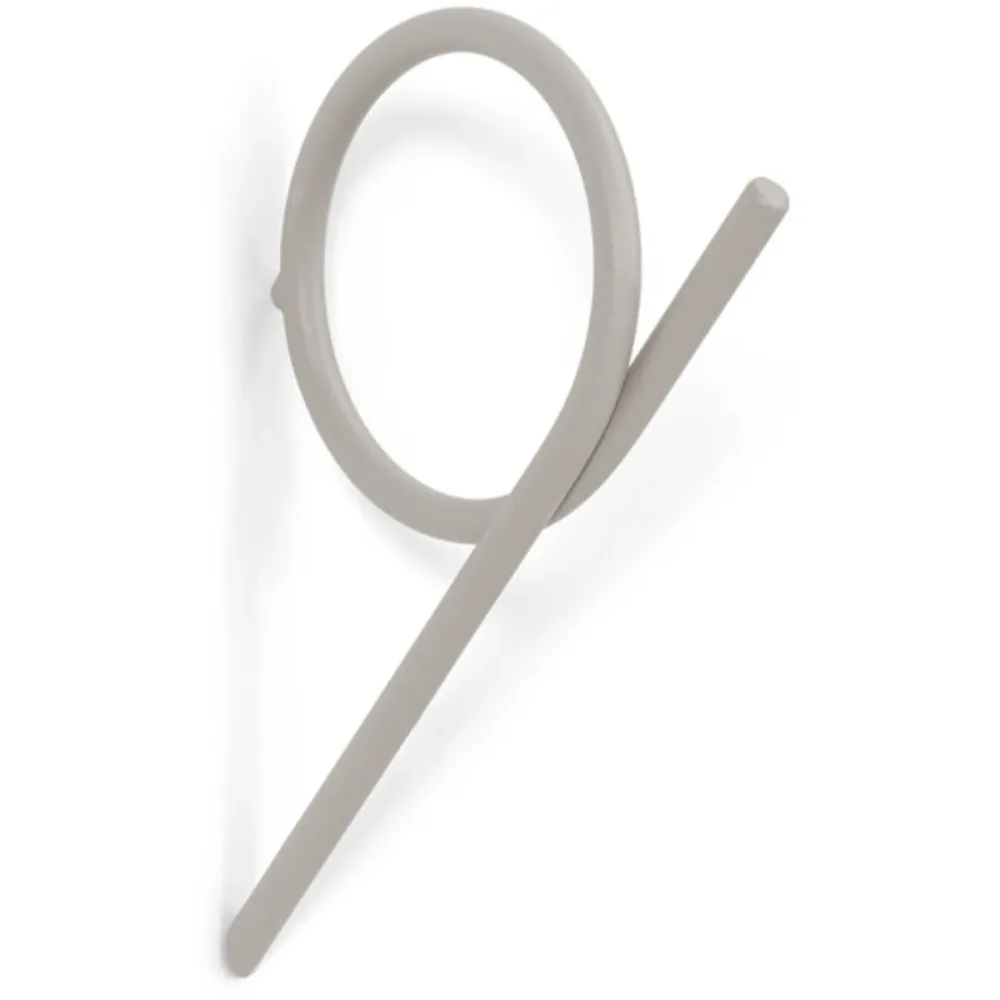 Spinder Design Haken Pallis Beige Stahl 16.1 cm - Farbe: taupe - Haken