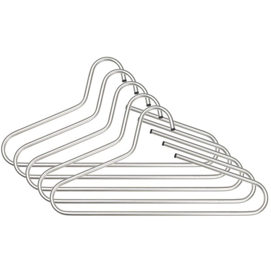 Spinder Design Kleiderbügel Hesta Edelstahl Stahl 21.5 cm - Farbe: Nickel - Kleiderbügel
