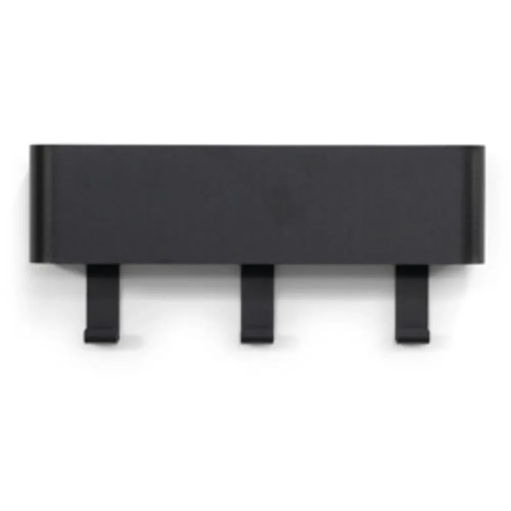 Spinder Design Garderobenleiste Hesta Schwarz Stahl 12 cm - Garderobenleiste