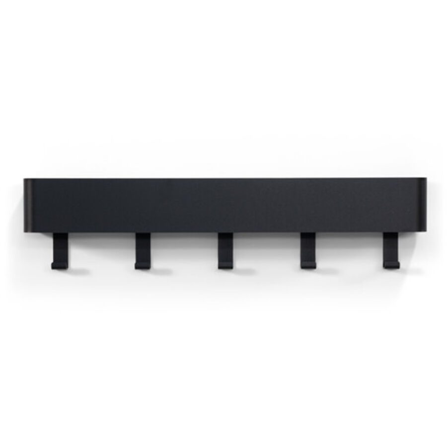 Spinder Design Garderobenleiste Hesta Schwarz Stahl 12 cm - Garderobenleiste