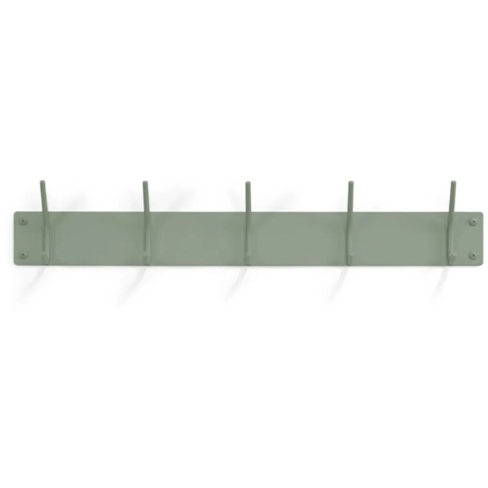 Spinder Design Garderobenleiste Hesta Grün Stahl 12 cm - Farbe: Dusty Green - Garderobenleiste