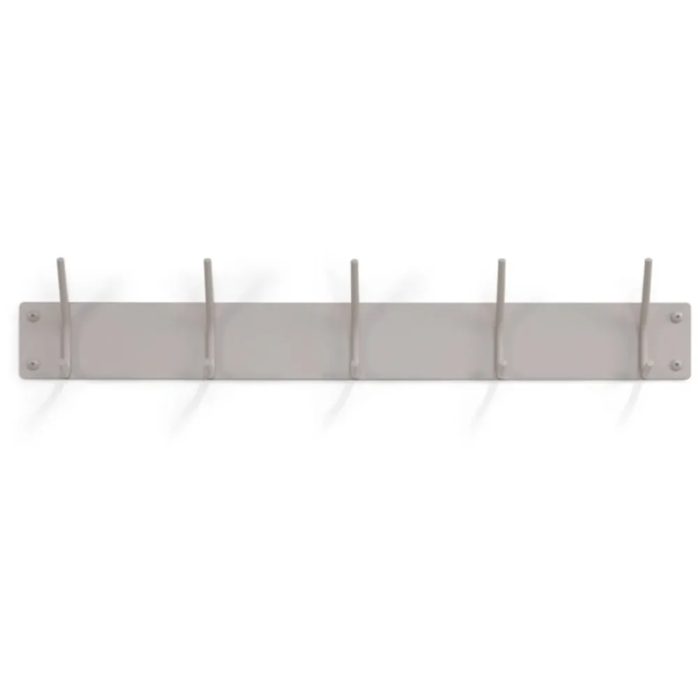 Spinder Design Garderobenleiste Hesta Beige Stahl 12 cm - Farbe: taupe - Garderobenleiste