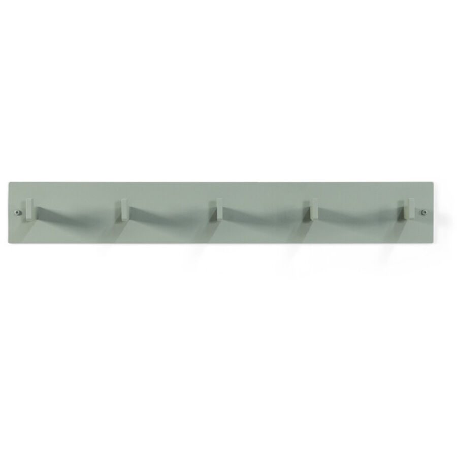Spinder Design Garderobenleiste Hesta Grün Stahl 10 cm - Farbe: Dusty Green - Garderobenleiste