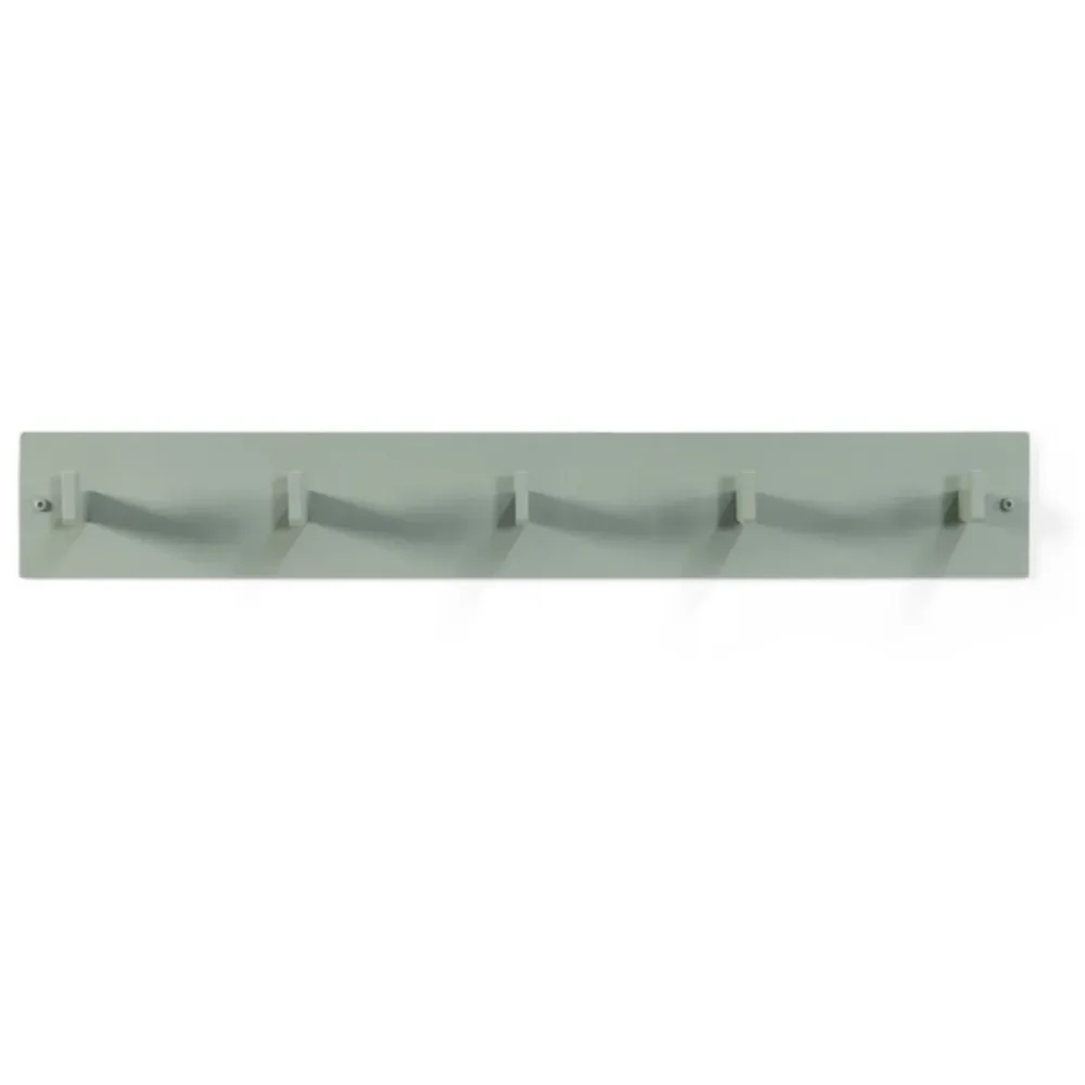 Spinder Design Garderobenleiste Hesta Grün Stahl 10 cm - Farbe: Dusty Green - Garderobenleiste