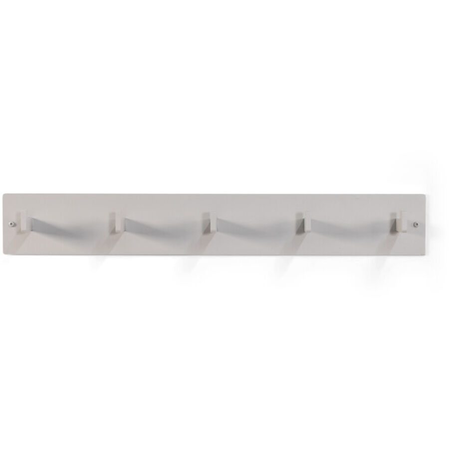Spinder Design Garderobenleiste Hesta Beige Stahl 10 cm - Farbe: taupe - Garderobenleiste