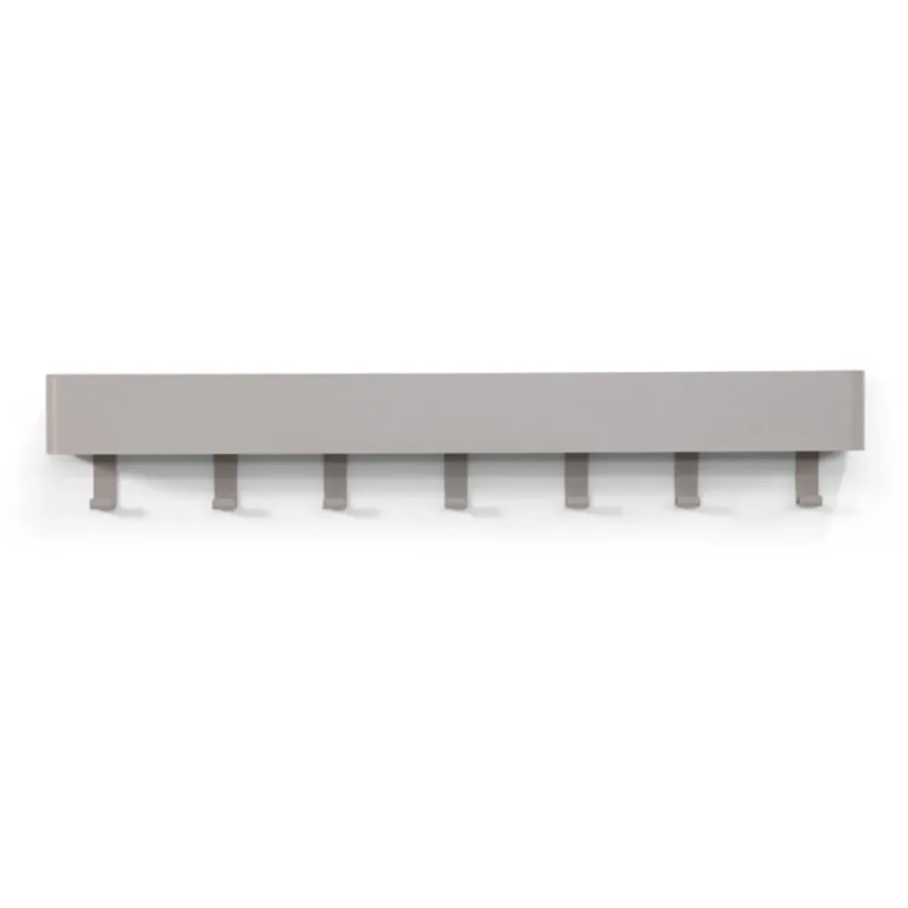 Spinder Design Garderobenleiste Hesta Beige Stahl 12 cm - Farbe: taupe - Garderobenleiste