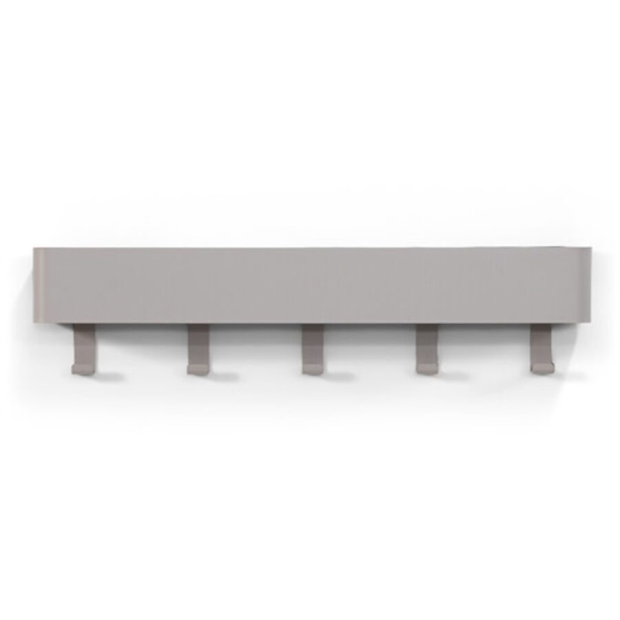 Spinder Design Garderobenleiste Hesta Beige Stahl 12 cm - Farbe: taupe - Garderobenleiste