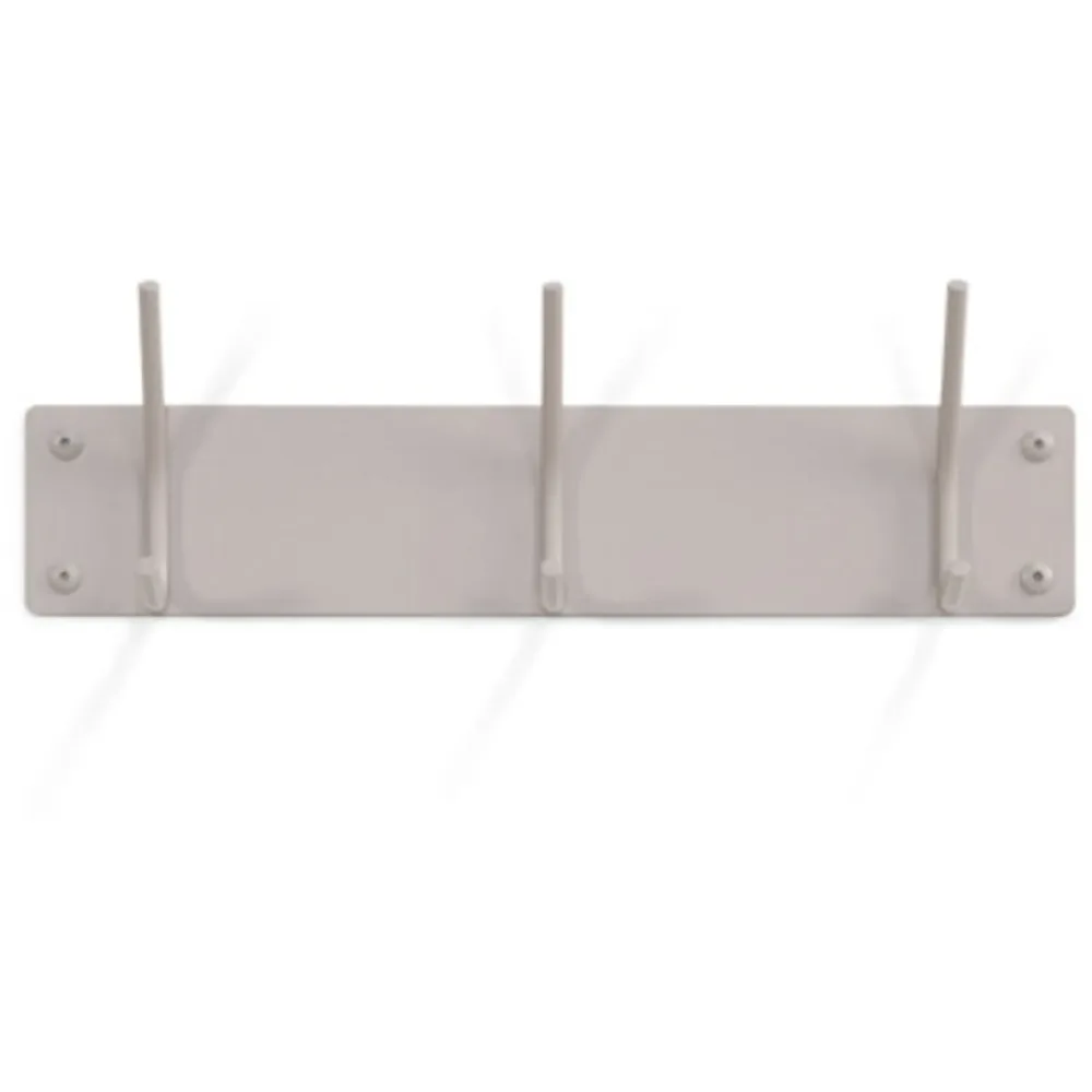 Spinder Design Garderobenleiste Hesta Beige Stahl 12 cm - Farbe: taupe - Garderobenleiste