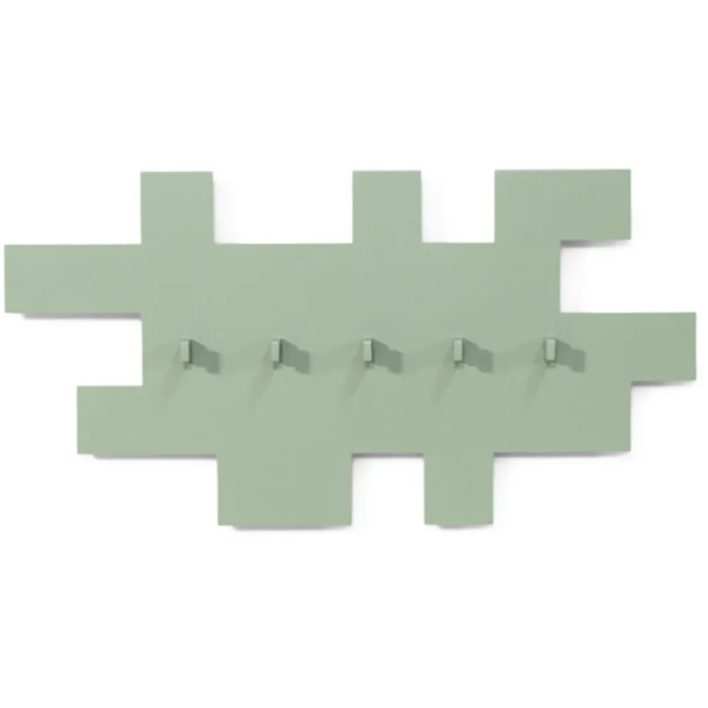 Spinder Design Garderobenleiste Skadi Grün Stahl 21.5 cm - Farbe: Dusty Green - Garderobenleiste
