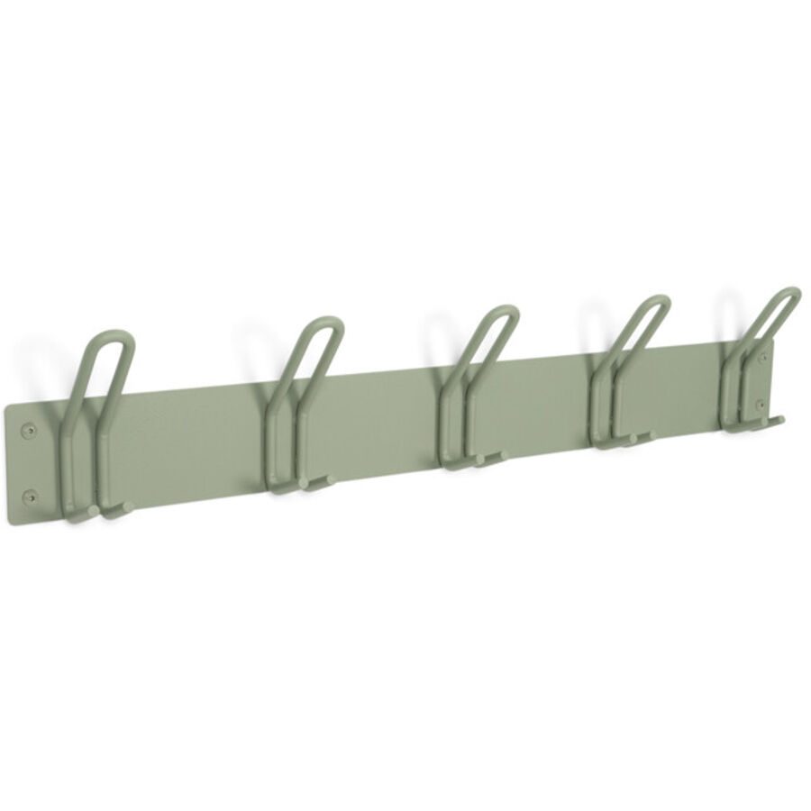 Spinder Design Garderobenleiste Hesta Grün Stahl 14 cm - Farbe: Dusty Green - Garderobenleiste