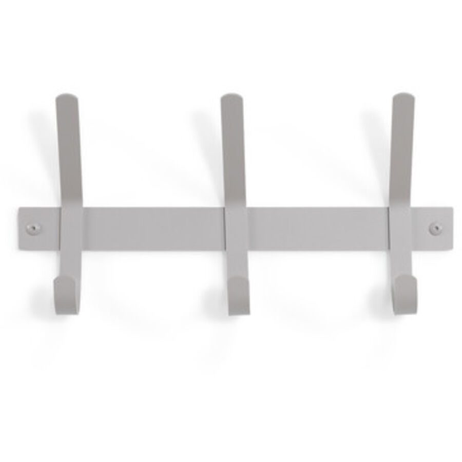 Spinder Design Garderobenleiste Hesta Beige Stahl 21 cm - Farbe: taupe - Garderobenleiste