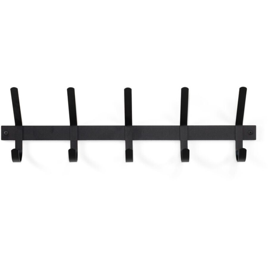 Spinder Design Garderobenleiste Hesta Schwarz Stahl 21 cm - Garderobenleiste