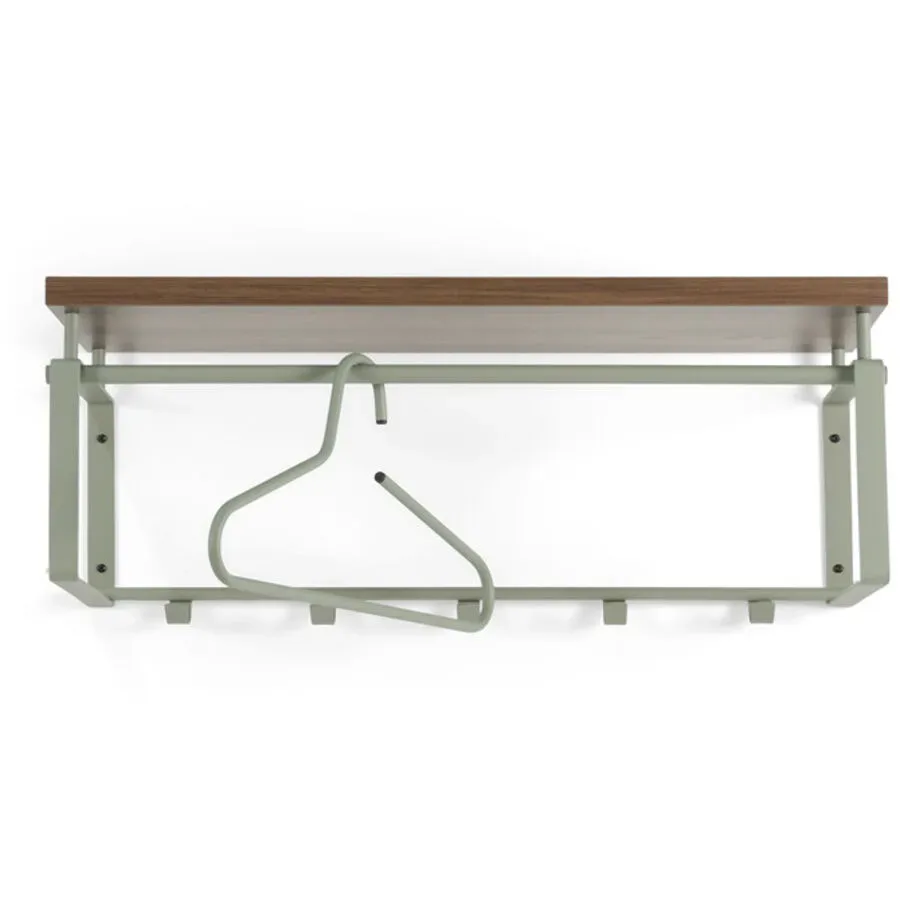 Spinder Design Garderobe Hesta Grün Stahl 28 cm - Farbe: Dusty Green - Material: Stahl/Melanin - Garderobe