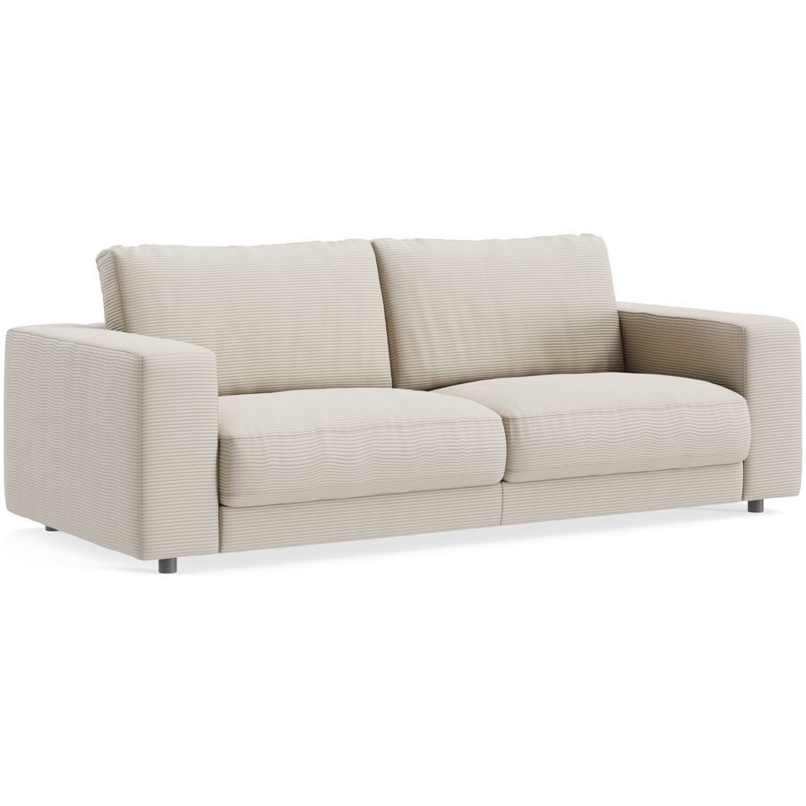 Sofa Ava Beige Stoff B 230 T 107 cm - Farbe: Nature - Material: Bezug: 88% Polyester, 12% Polyacryl - Möbel Konfigurator: Traummöbel individuell