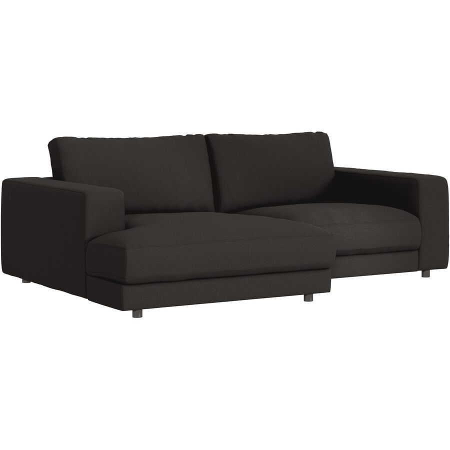 Ecksofa Ava Braun Stoff B 240 T 170 cm - Farbe: mocca - Material: Bezug: 100% Polyester - Möbel Konfigurator: Traummöbel individuell zusammenstellen -
