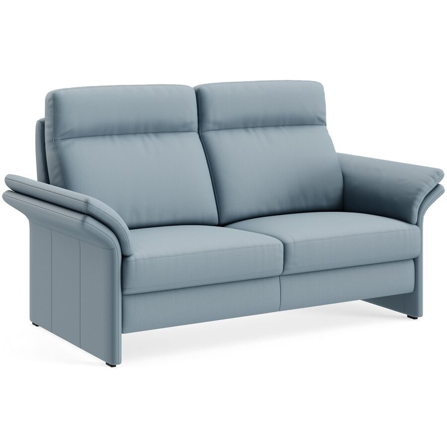 Sofa Albula Blau Stoff 172 cm 89 cm - Farbe: Cloud sky - Material: Echtstoff - Möbel Konfigurator: Traummöbel individuell zusammenstellen - Sofa