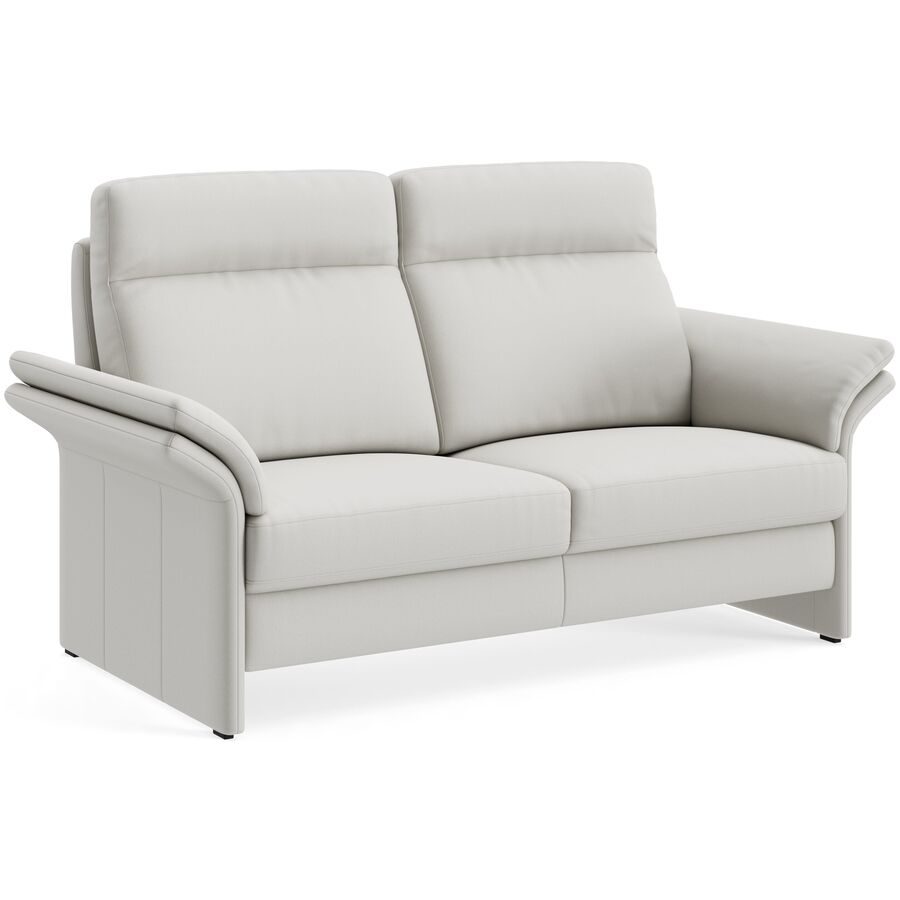 Sofa Albula Grau Stoff 172 cm 89 cm - Farbe: Cloud light grey - Material: Echtstoff - Möbel Konfigurator: Traummöbel individuell zusammenstellen -