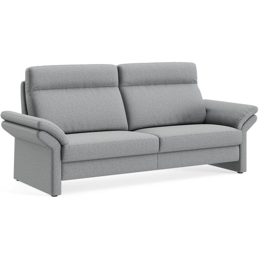 Sofa Albula Grau Stoff 222 cm 89 cm - Farbe: Milano grey - Material: Echtstoff - Möbel Konfigurator: Traummöbel individuell zusammenstellen - Sofa
