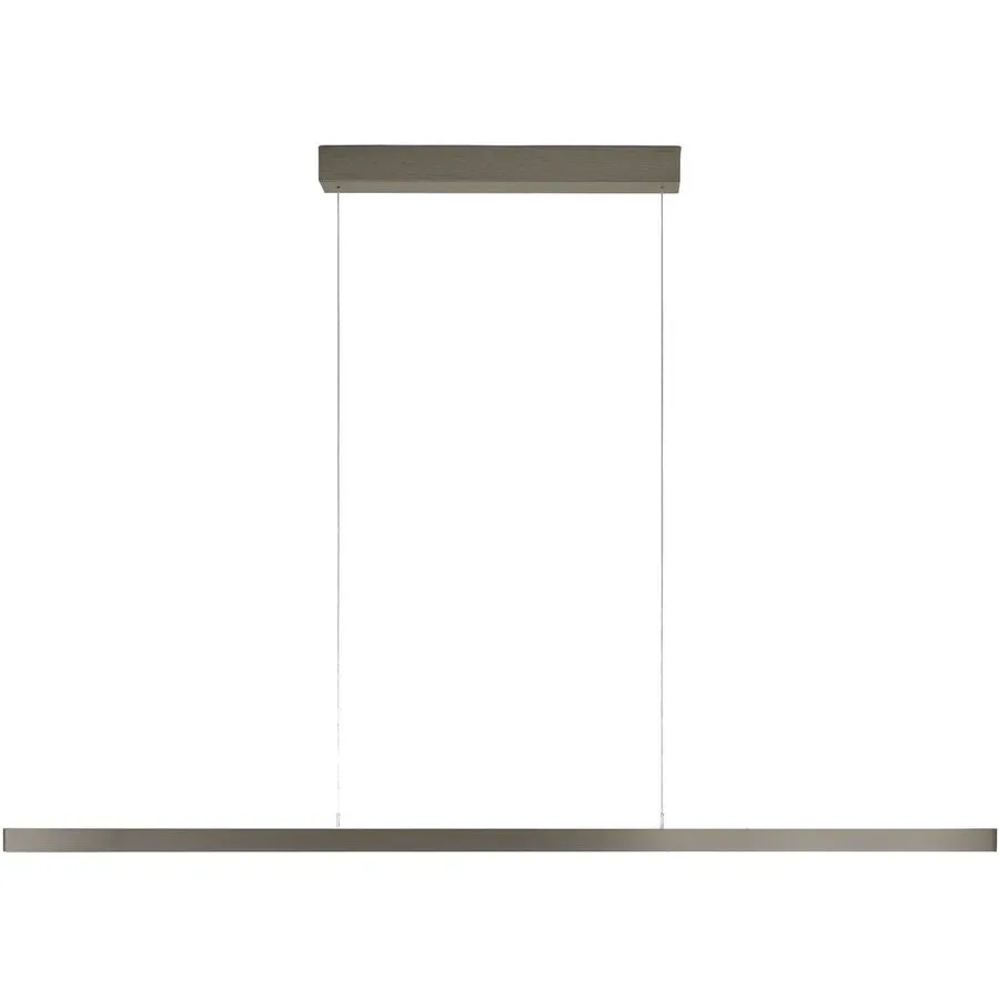 Designer-Pendellampe Bankamp Straight bronze dimmbar - Farbe: Bronze eloxiert - LED - Lichtfarbe: Warmweiss - Kaltes Tagesweiss -
