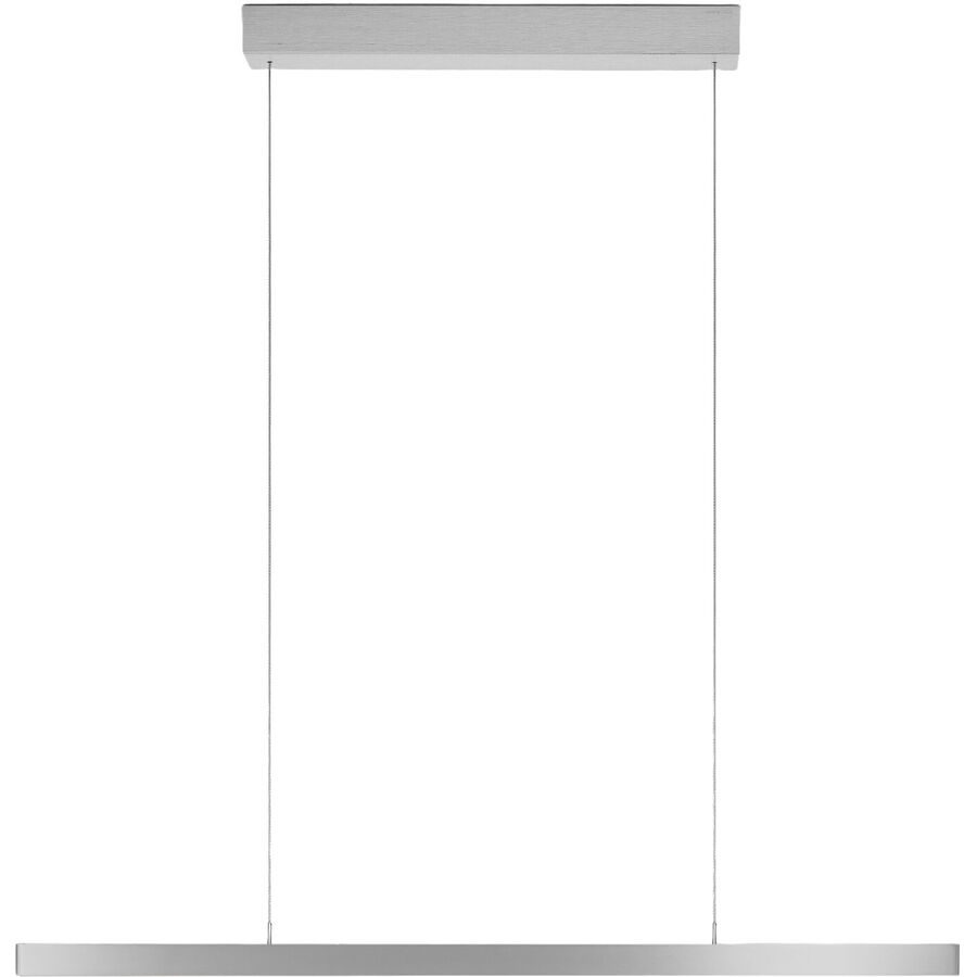 Designer-Pendellampe Bankamp Straight aluminium matt dimmbar - LED - Lichtfarbe: Warmweiss - Kaltes Tagesweiss - Designer-Pendellampe- LED