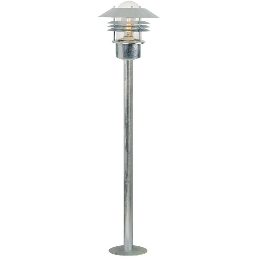 NORDLUX Aussenlampe Vejers Silber Stahl B 22 H 92 cm - Farbe: Verzinkt - Material: GalvanizedSteel - Aussenlampe