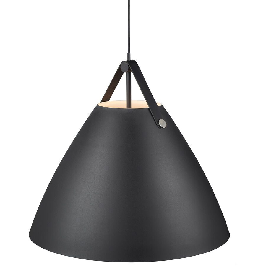 NORDLUX Pendellampe Strap Schwarz Metall B 27 H 27 cm - Pendellampe