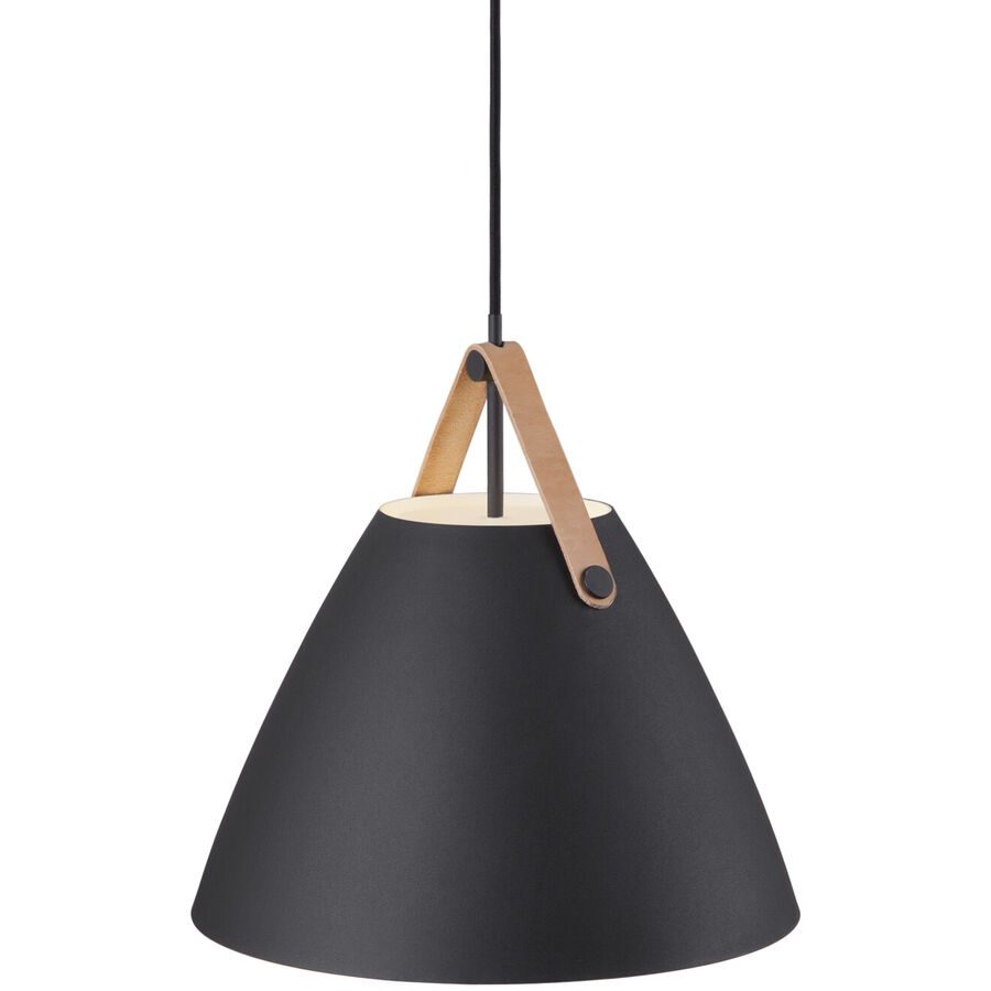 NORDLUX Pendellampe Strap Schwarz Metall B 36 H 37 cm - Pendellampe