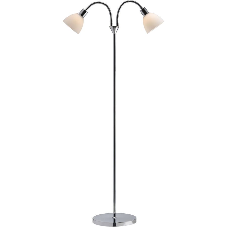 NORDLUX Stehlampe Ray Edelstahl Metall B 60 H 158 cm - Farbe: chrom - Stehlampe