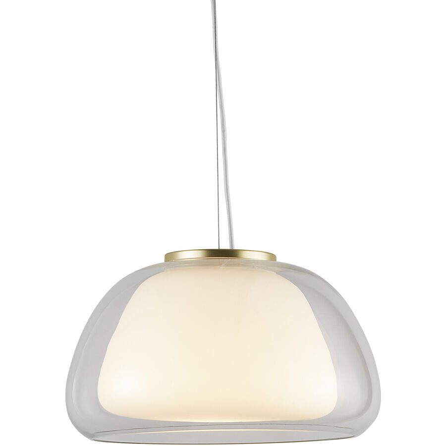 NORDLUX Pendellampe Jelly Edelstahl Glas B 39 cm H 22.8 cm - Farbe: chrom - Pendellampe