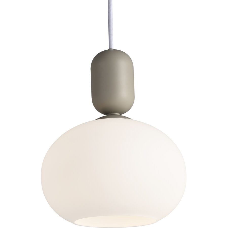 NORDLUX Pendellampe Notti Grau Glas B 20 cm H 23.8 cm - Pendellampe