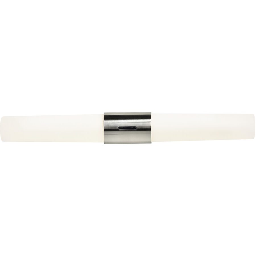 NORDLUX Wandlampe Helva Edelstahl Kunststoff B 5.7 cm H 10.5 cm - Farbe: Nickel - Material: Plastik - Wandlampe