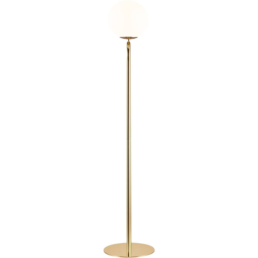 NORDLUX Stehlampe Shapes Edelstahl Glas B 28 H 135 cm - Farbe: messing - Stehlampe
