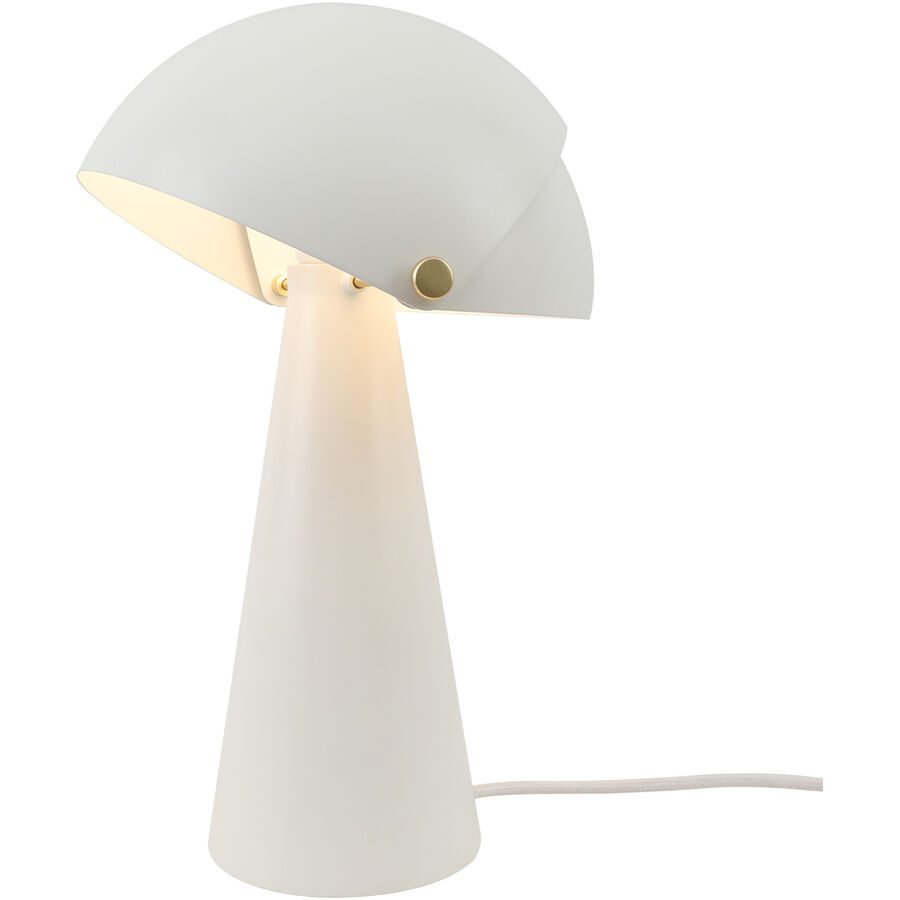 NORDLUX Tischlampe Align Weiss Metall B 22 cm H 33.5 cm - Tischlampe