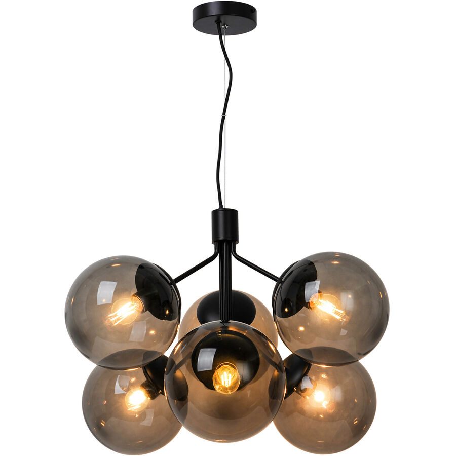 NORDLUX Pendellampe Ivona Schwarz Glas B 62 cm H 44.5 cm - Pendellampe