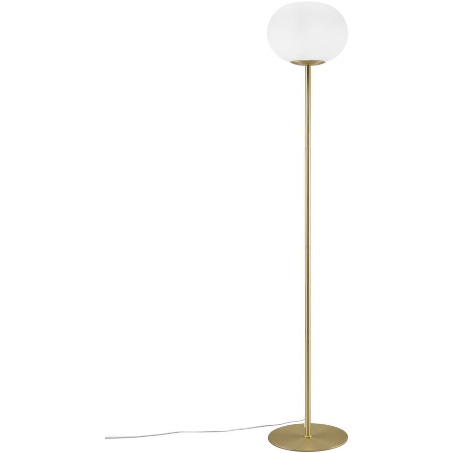 NORDLUX Stehlampe Alton Weiss Glas B 28 H 150 cm - Farbe: Opalweiss - Stehlampe