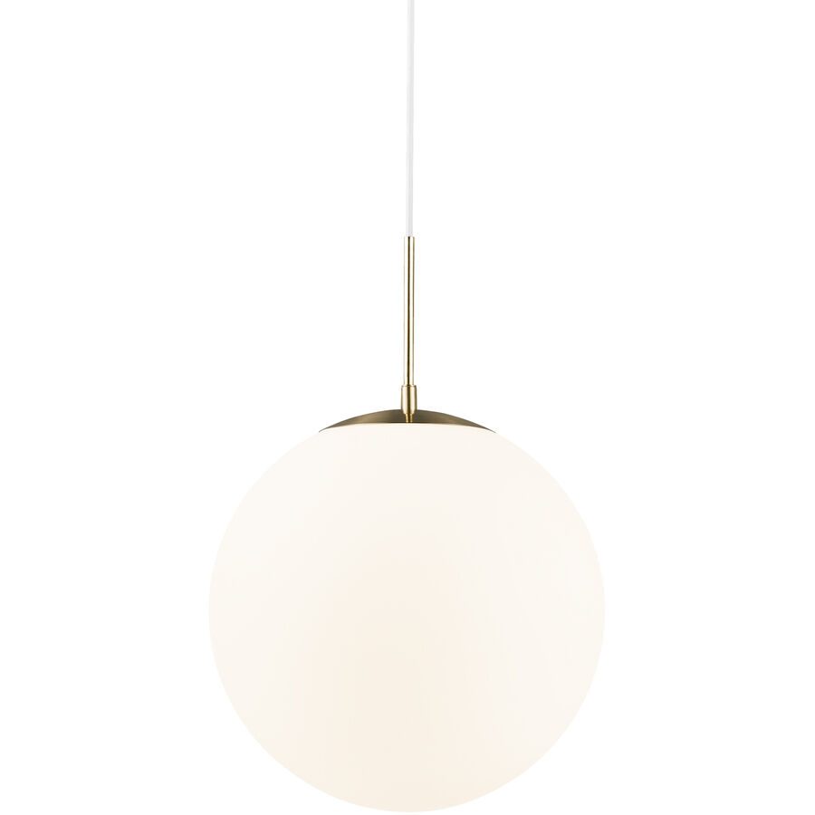 NORDLUX Pendellampe Grant Edelstahl Glas B 35 H 35 cm - Farbe: messing - Pendellampe