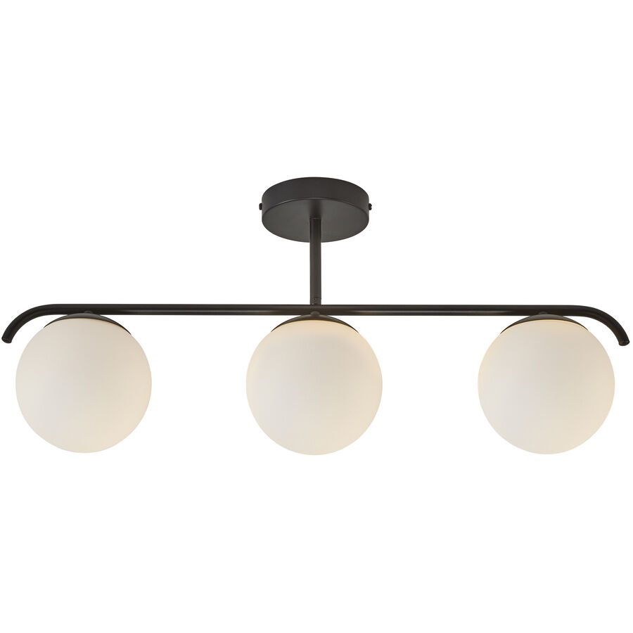 NORDLUX Pendellampe Grant Schwarz Glas B 14.5 cm H 29.23 cm - Pendellampe