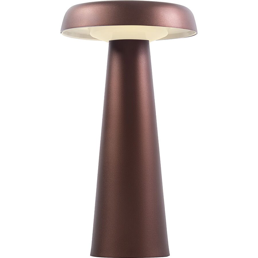 NORDLUX Tischlampe Arcello Braun Metall B 14 H 25 cm - Tischlampe