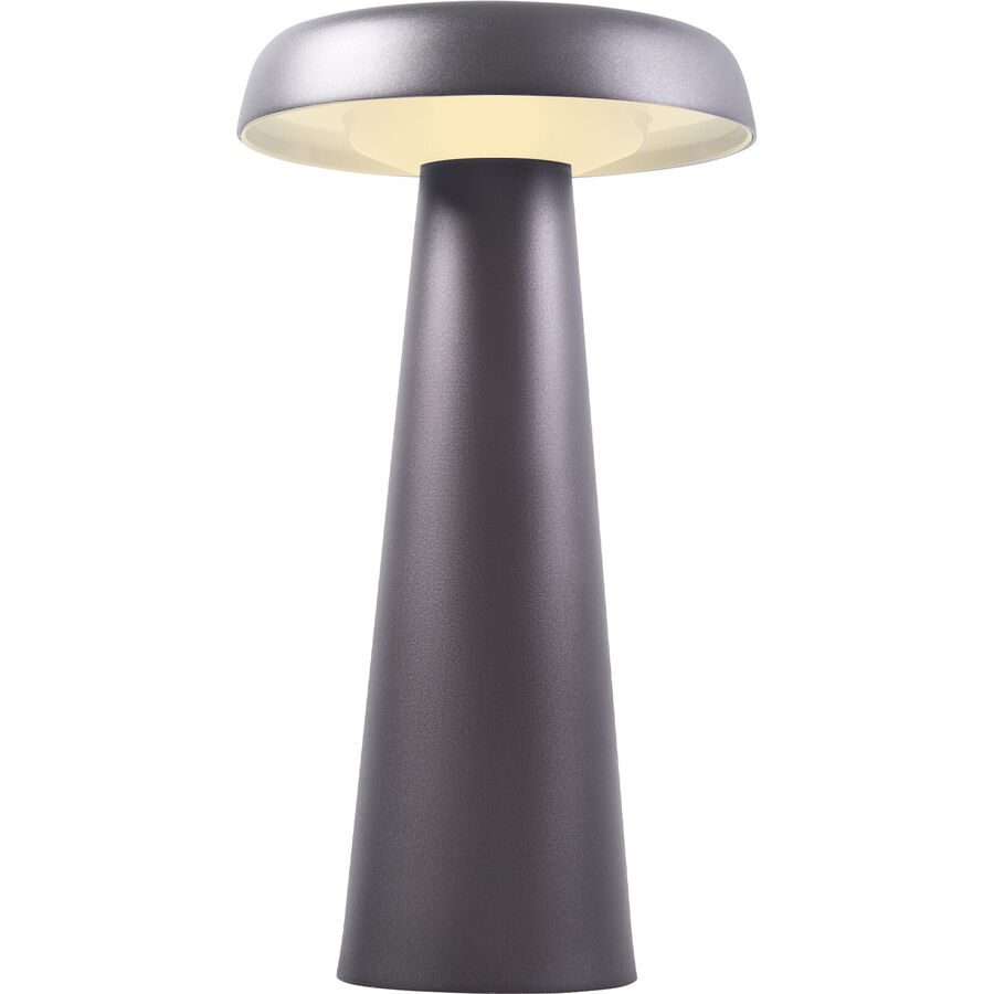 NORDLUX Tischlampe Arcello Grau Metall B 14 H 25 cm - Farbe: anthrazit - Tischlampe